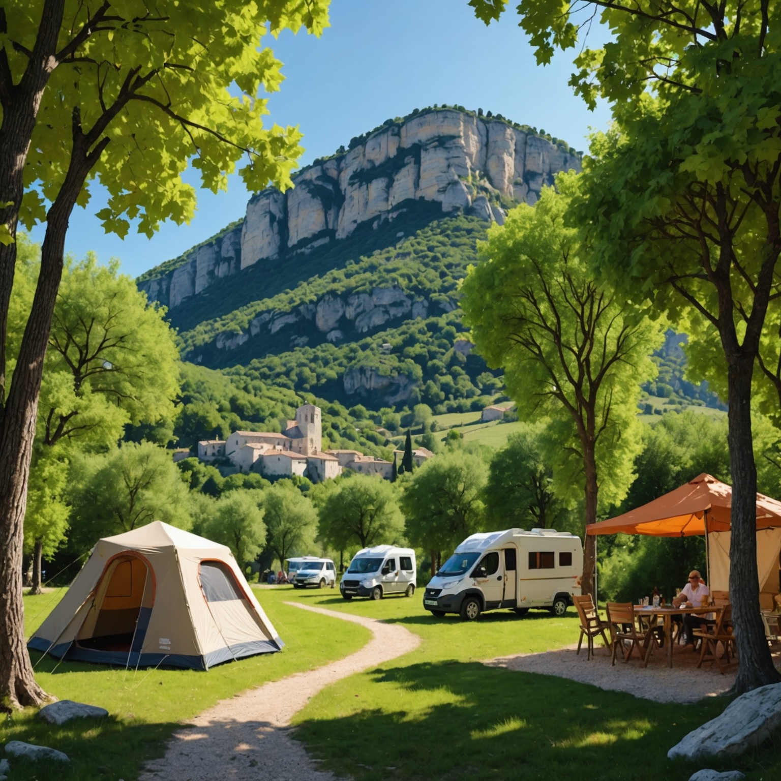 Découvrez la Drôme Provençale : Évasion en Camping 4 Étoiles pour des Vacances de Rêve